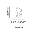 Crystal Rock Portable Table Lamp