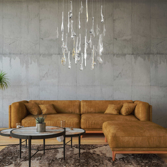 Herbarium Oval Chandelier