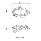 Midsummer Oval Chandelier