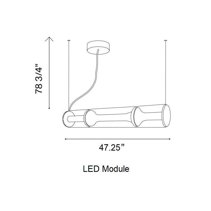 Miles Horizontal Pendant Light