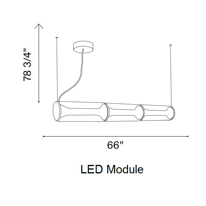 Miles Horizontal Pendant Light