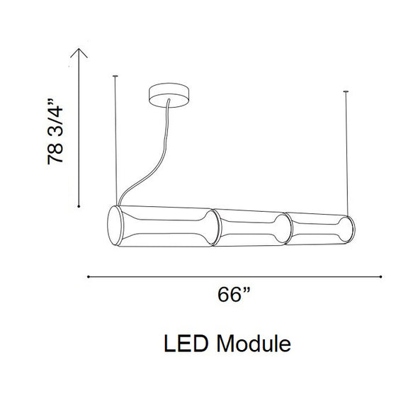 Miles Horizontal Pendant Light