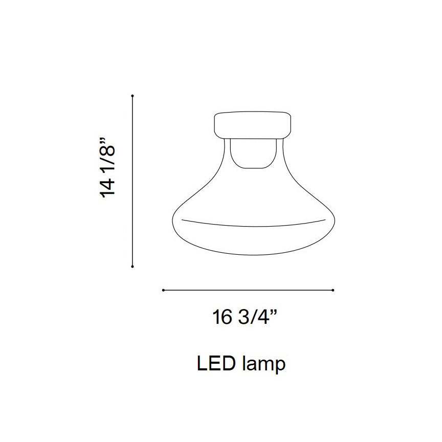 Nebula Semi Flush Mount