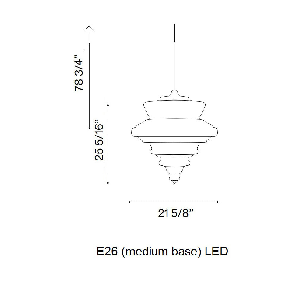 Lasvit Neverending Glory La Scala Pendant Light Limited Edition