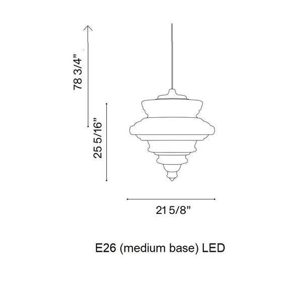 Neverending Glory La Scala Pendant Light Limited Edition