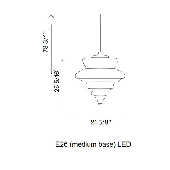 Neverending Glory La Scala Pendant Light Limited Edition