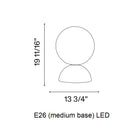 Spacey Midnight Sun Floor Lamp