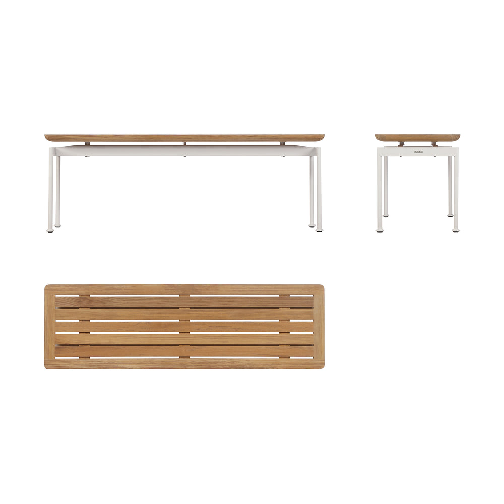 Layout Backless Outdoor Bench