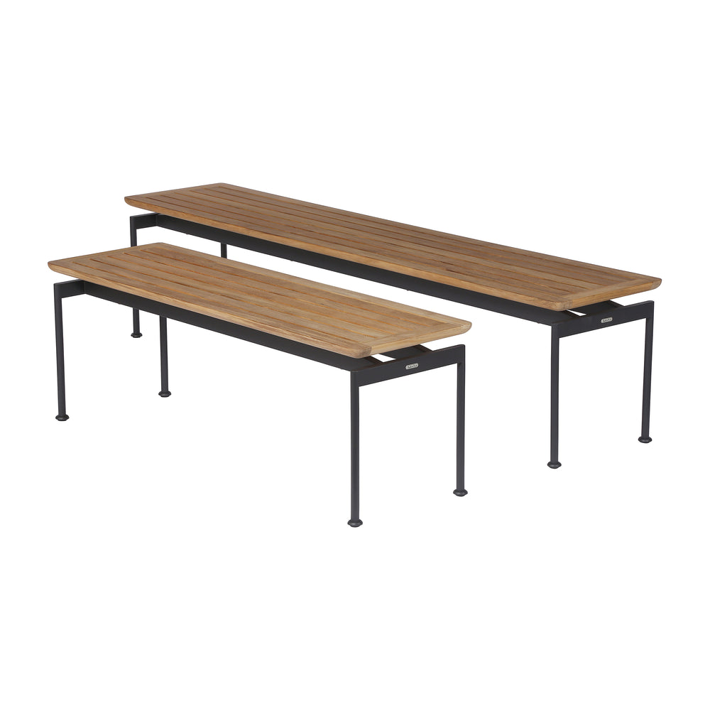 Layout Backless Outdoor Bench