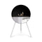 Eye Bioethanol Fireplace - Black  option Mirror Glass