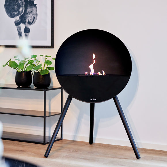 Eye Bioethanol Fireplace - Black