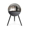 Eye Bioethanol Fireplace - Silver  option Black