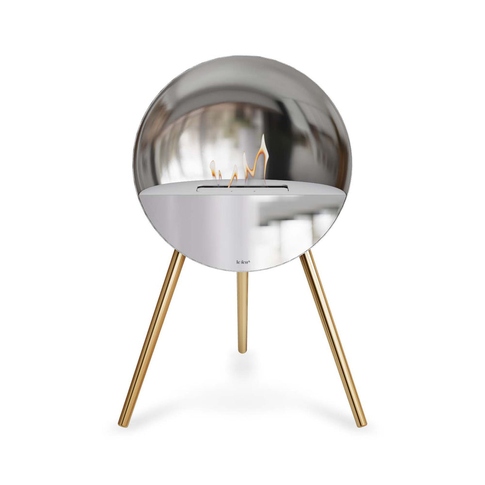 Eye Bioethanol Fireplace - Silver