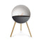 Eye Bioethanol Fireplace - White  option Rose Gold