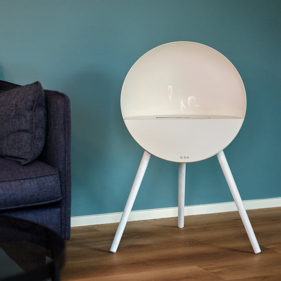 Eye Bioethanol Fireplace - White