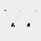 Attic Lateral Multi-Cone Pendant Light