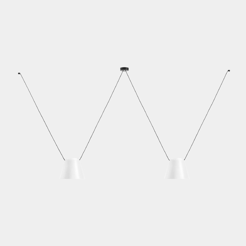 Attic Lateral Multi-Cone Pendant Light
