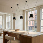 Attic Lateral Multi-Cone Pendant Light