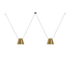 Attic Lateral Multi-Cone Pendant Light