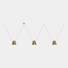 Attic Lateral Multi-Cylindrical Pendant Light