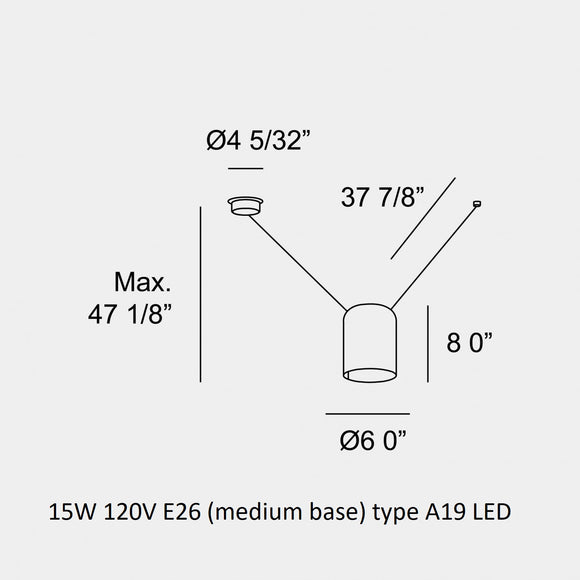 Attic Lateral Pendant Light