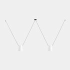 Attic Lateral Multi-Cylindrical Pendant Light