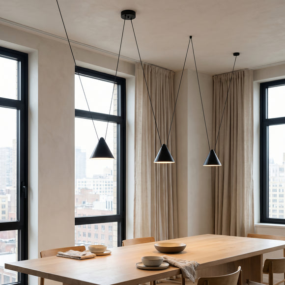 Super Attic Lateral Multi-Light Pendant Light