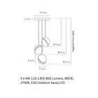 Crescent Mini Chandelier
