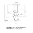 Crescent Mini Chandelier