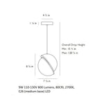 Crescent Mini Pendant Light