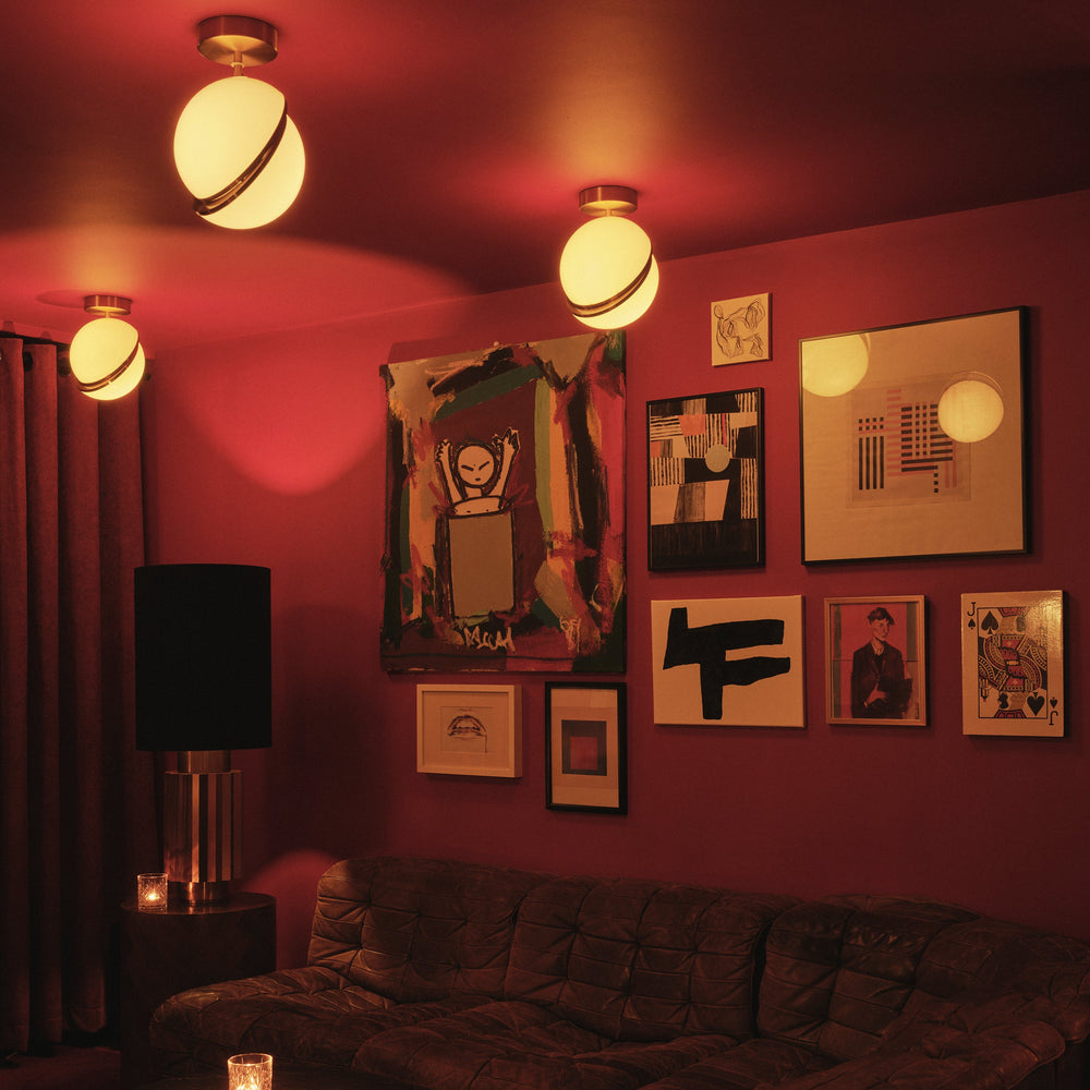 Crescent Mini Semi Flush Mount