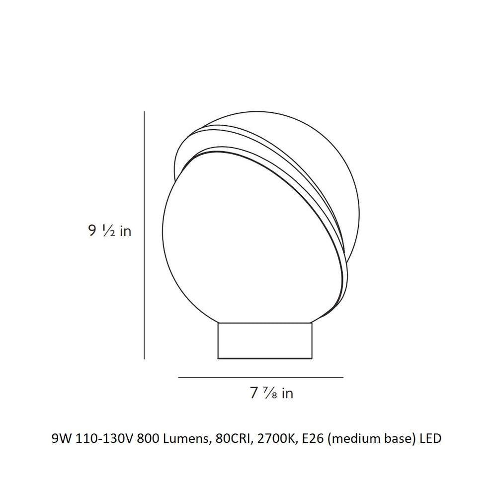 Crescent Mini Table Lamp