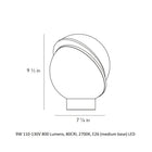 Crescent Mini Table Lamp
