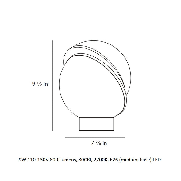 Crescent Mini Table Lamp
