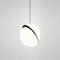Crescent Pendant Light  option Blackened Brass