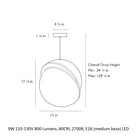 Crescent Pendant Light