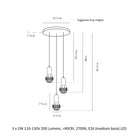 Crystal Bulb Chandelier