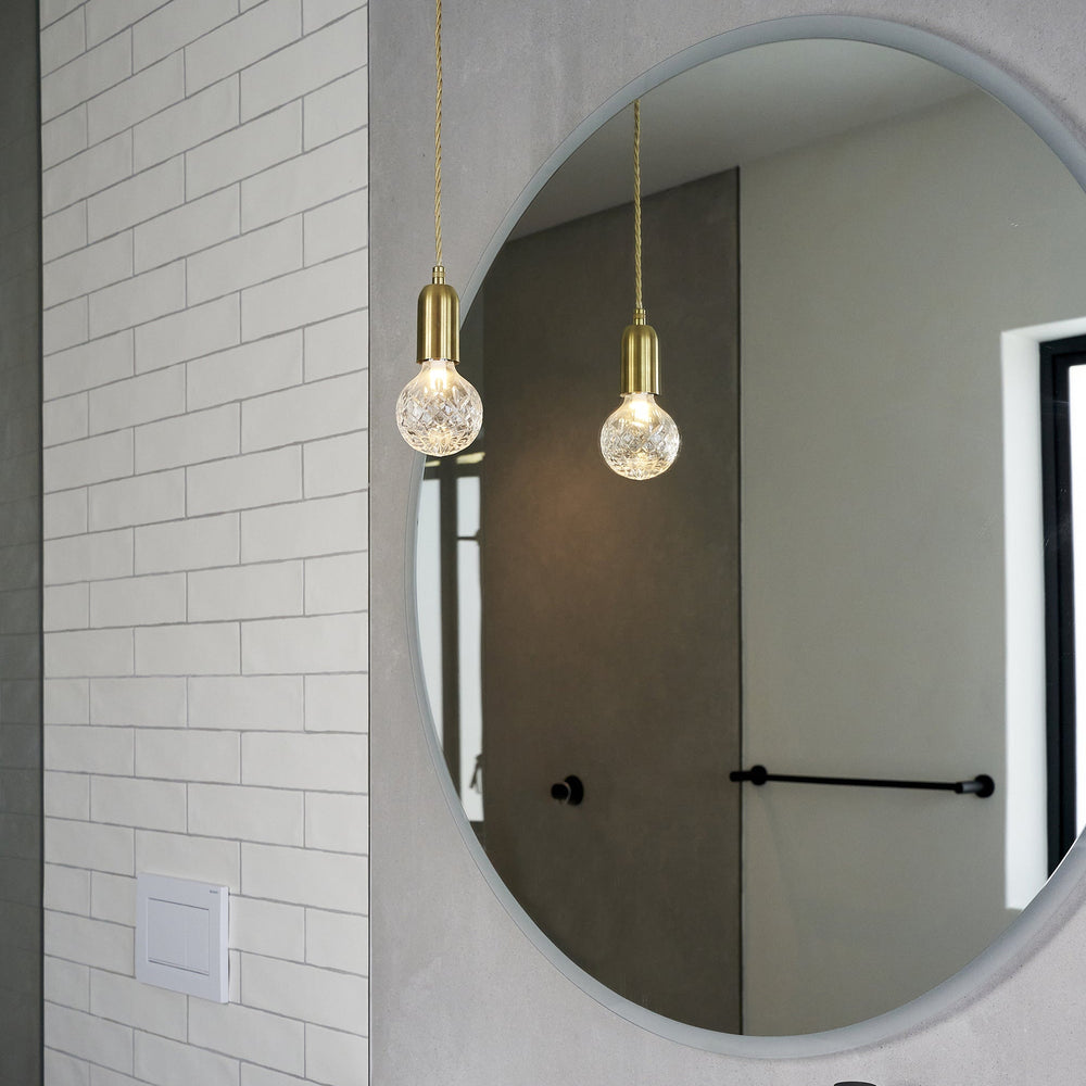 Crystal Bulb Pendant Light