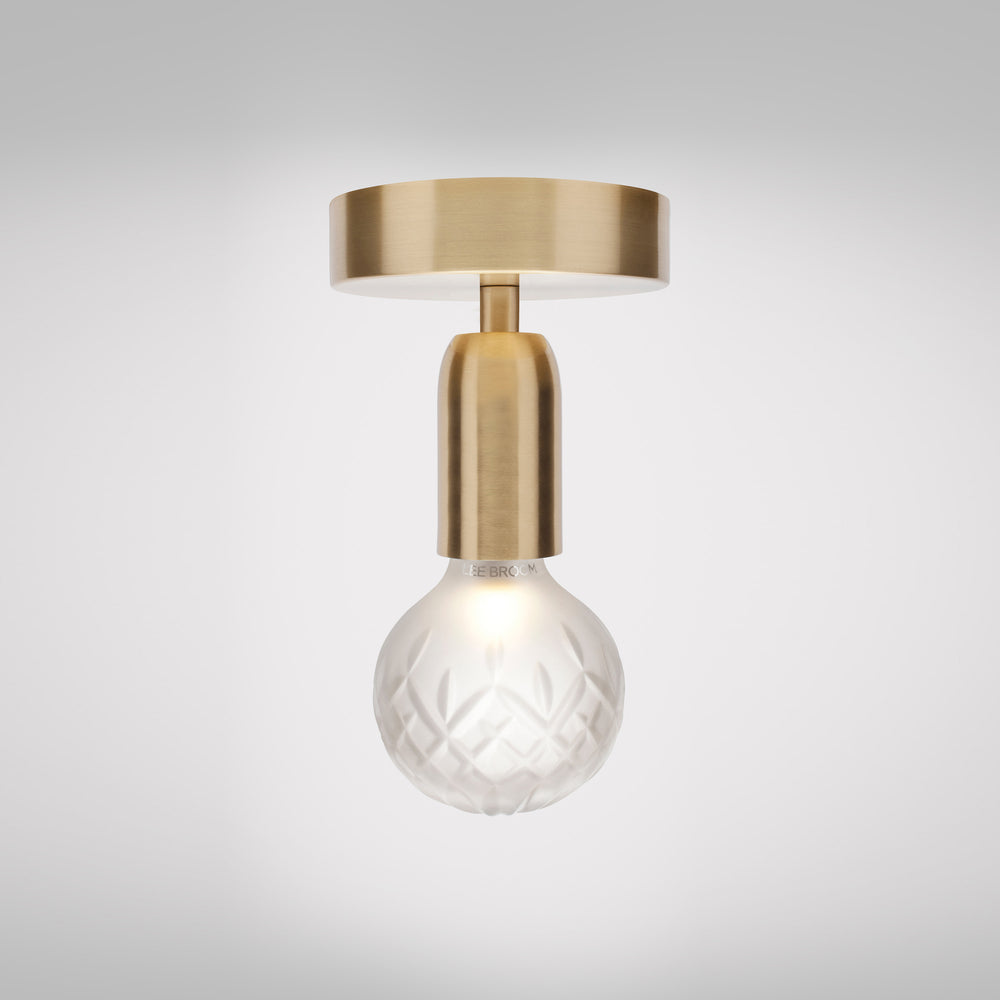 Crystal Bulb Semi Flush Mount