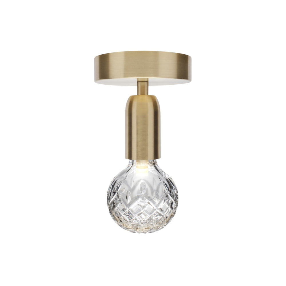 Crystal Bulb Semi Flush Mount