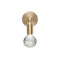 Crystal Bulb Wall Sconce  option Clear