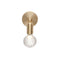Crystal Bulb Wall Sconce  option Frosted