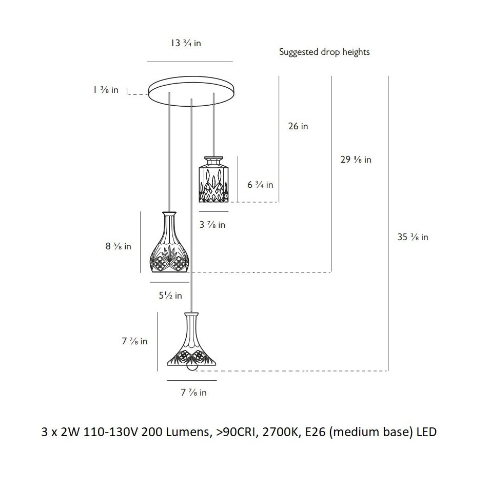 Decanterlight Chandelier