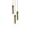 Fulcrum Chandelier  option Polished Gold