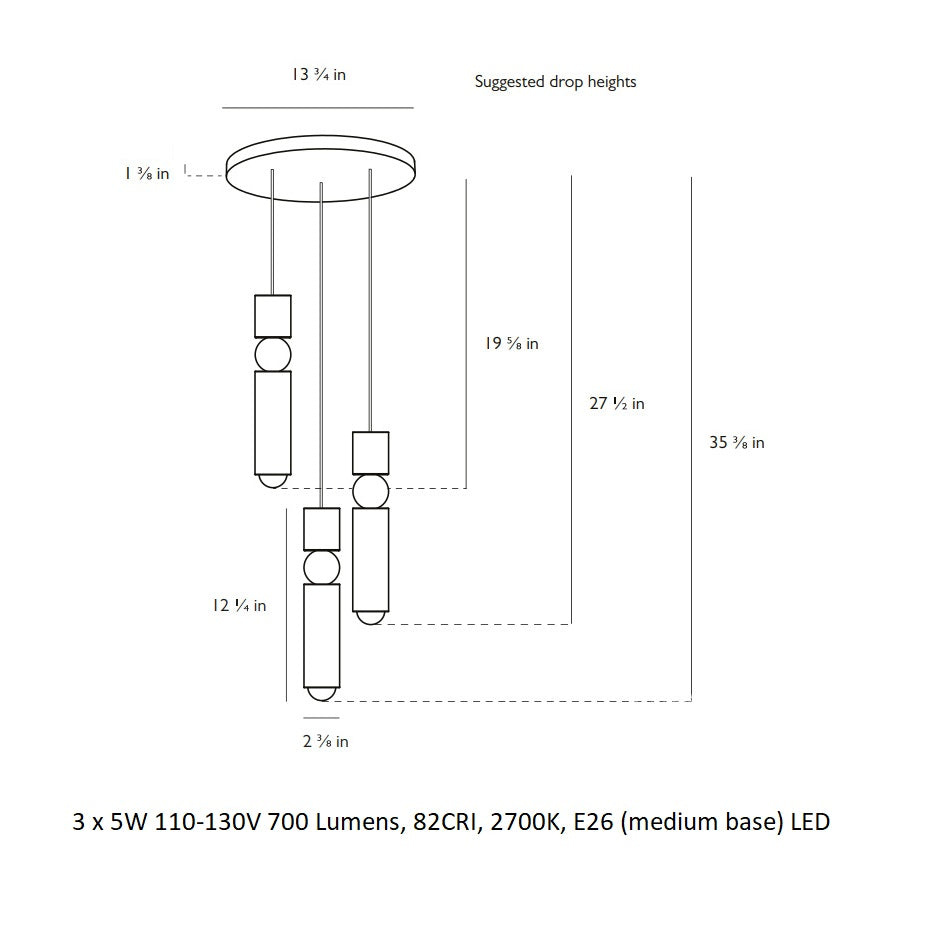 Fulcrum Chandelier