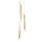 Hail Chandelier  option Brushed Gold