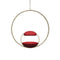 Hoop Swing Hanging Chair  option Brushed Brass