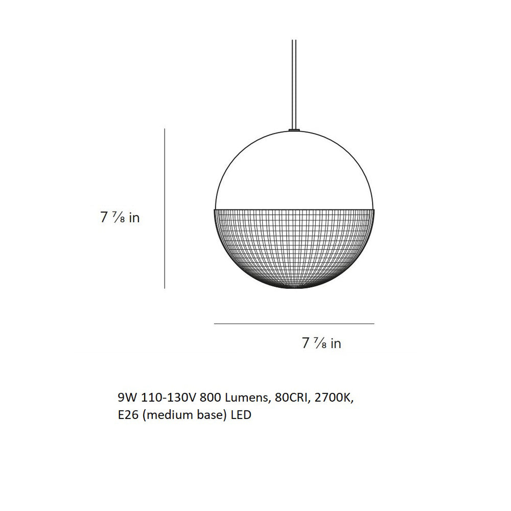 Lens Flair Mini Pendant Light