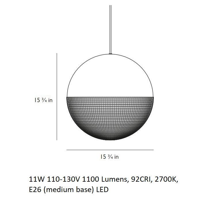 Lens Flair Pendant Light
