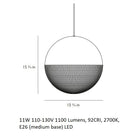 Lens Flair Pendant Light